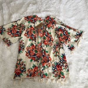 Floral kimono